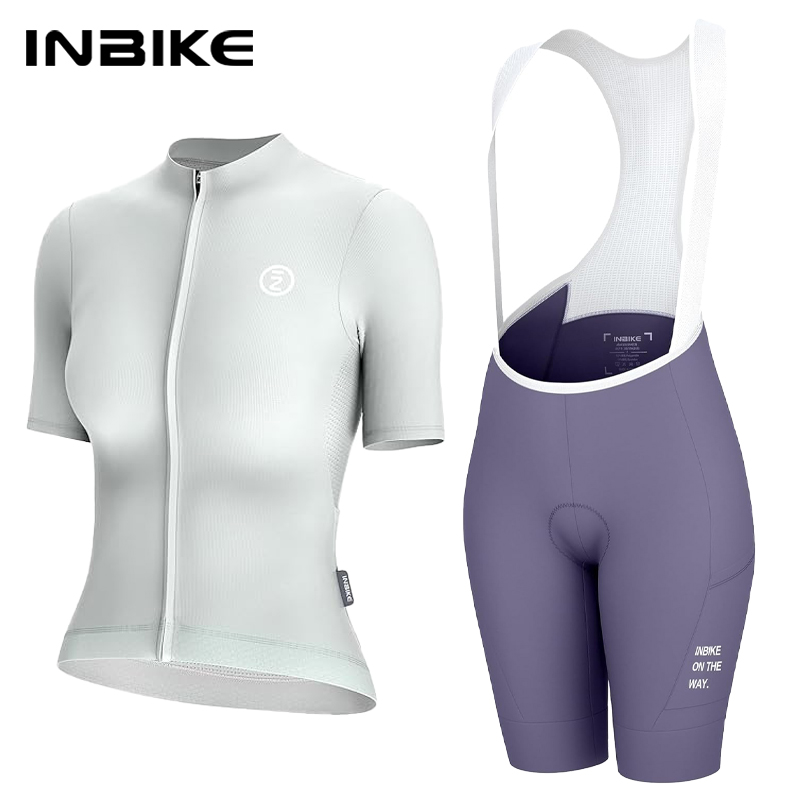 Cycling Commuter Clothing - INBIKE レディース サイクリングジャージセット ロードバイクジャージ 半袖 自転車ウェア