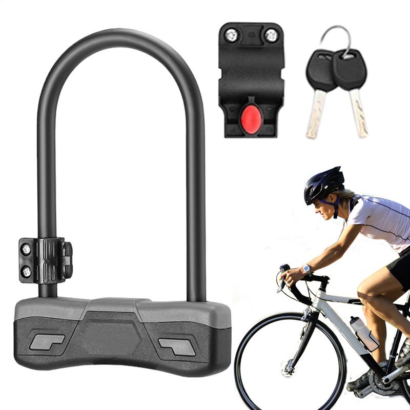 Cycling Commuting - オートバイロックバイクロックヘビーデューティ盗難防止サイクリング用品ラックハンドルバー通勤旅行屋外学校大人