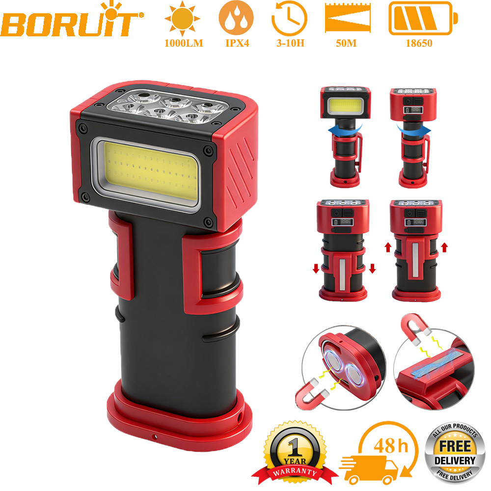 Cycling To Work - BORUiT COB LED ワークライト 1000LM Type-C