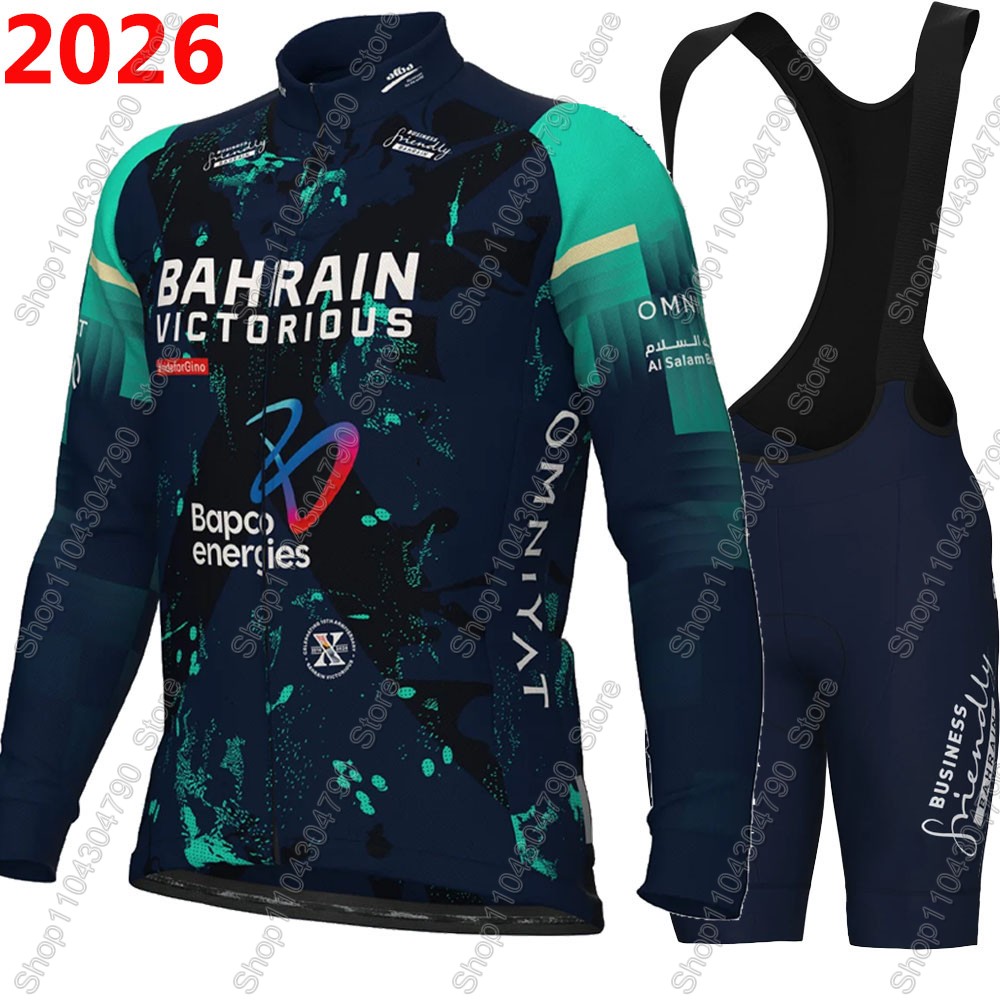 Cycling Commuter Clothing - バーレーンビクトリオース 2026 フランスツアーサイクリングジャージセット男性自転車服ロードバイクシャツスーツ自転車ビブショーツ MTB マイヨ