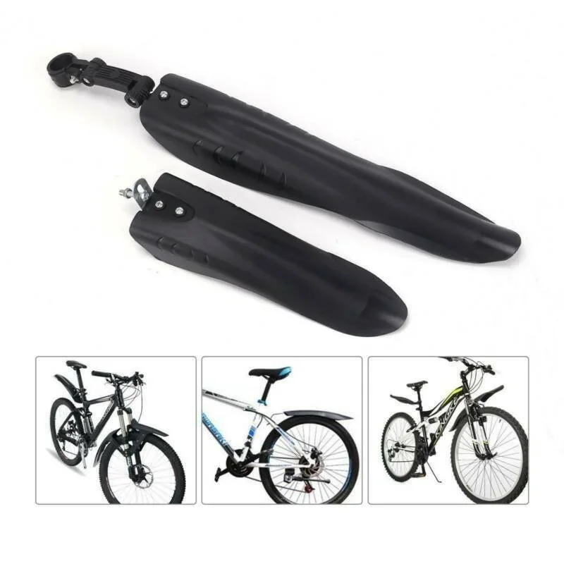 Fender Mudguard Set - 1 セット自転車マッドガードセットフロント & リアセット自転車マッドガードマウンテンフロントリアフェンダー翼自転車アクセサリー