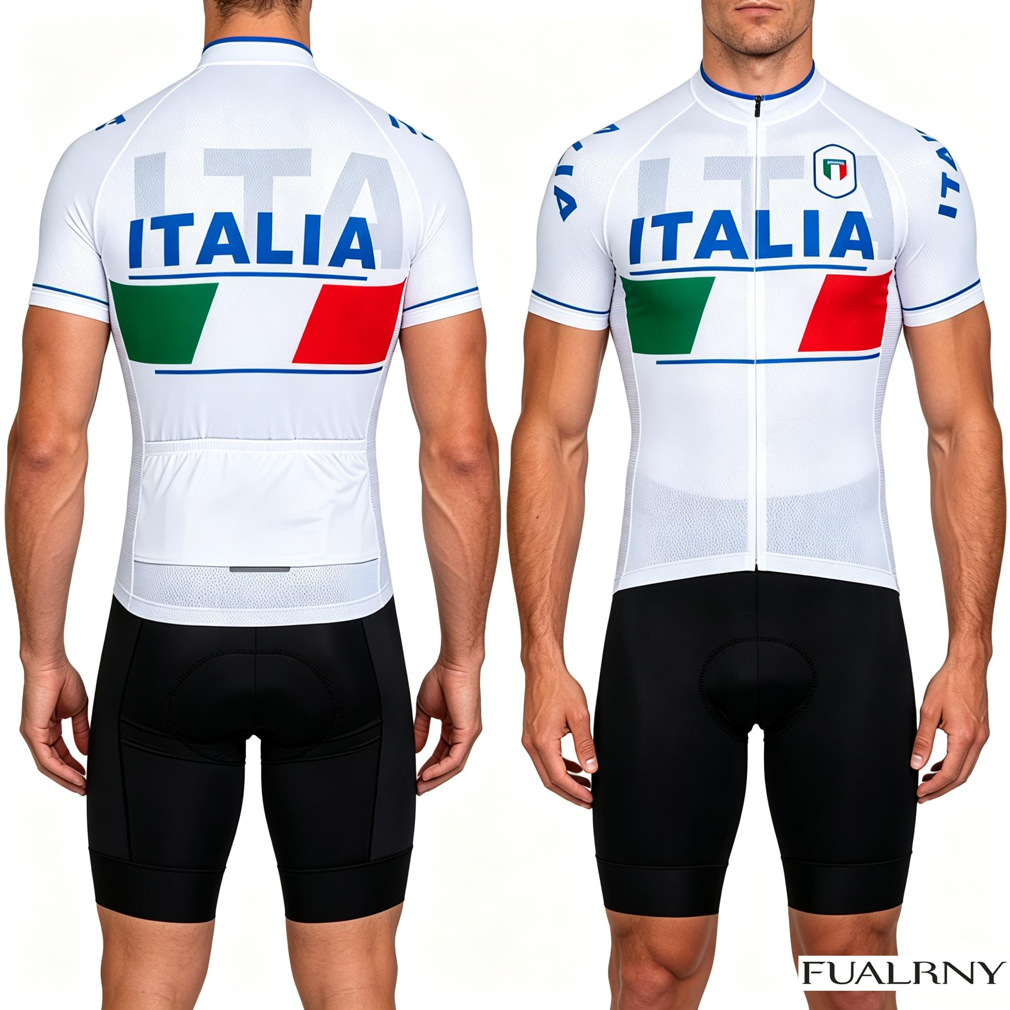 Cycling Commuter Clothing - イタリア夏サイクリングジャージセットマイヨバイクジャージビブショーツセット男性夏速乾性ロパシクリスモロード自転車服