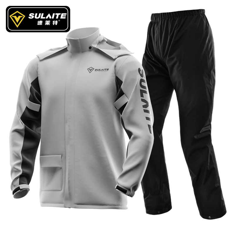 Cycling Rain Jacket Commute - SULAITE オートバイレインコートスーツ男性屋外防水レインウェア靴カバー極薄レインコートサイクリング釣り登山ジャケット
