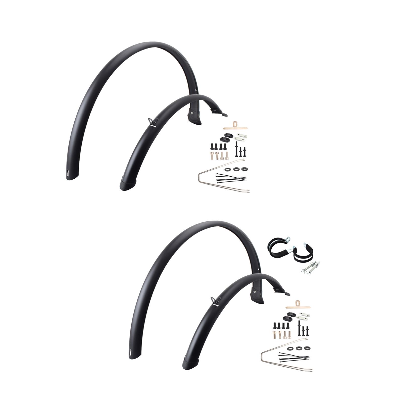Fender Mudguard Set - 2x ロードバイクフェンダーサイクリングアクセサリー交換用マウンテンバイクマッドガード 700C 屋外水雨マウンテンロードバイク用