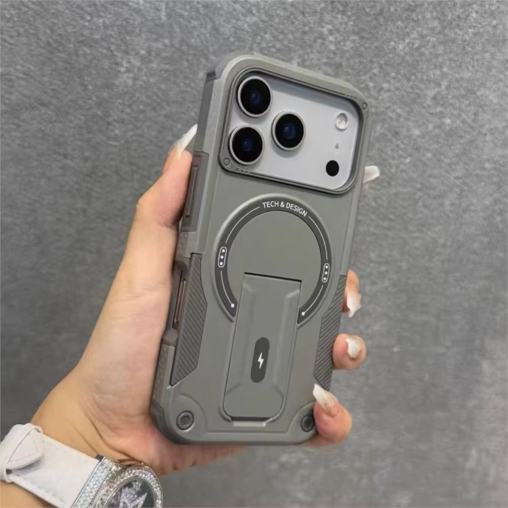 Kickstand Adjustable - MagSafe対応キックスタンド付きスマホケース iPhone 17 Pro Max 15