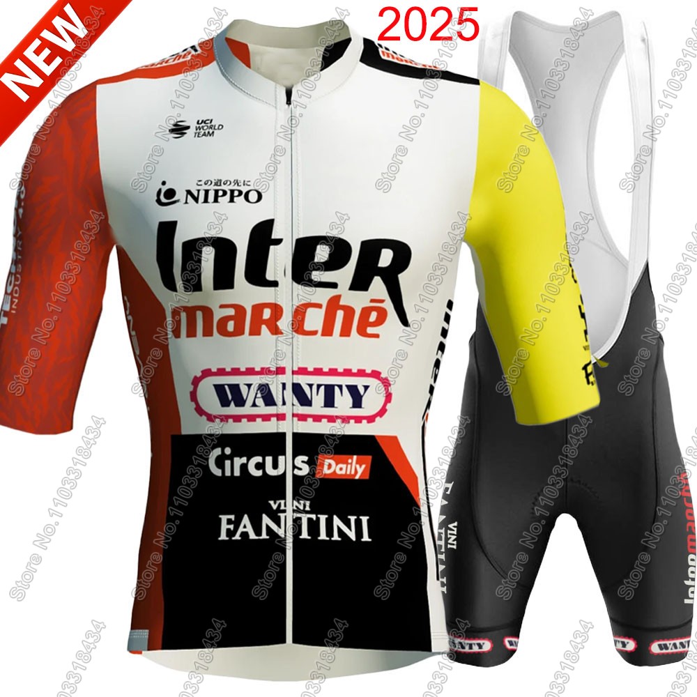 Cycling Commuter Clothing - Wanty サイクリングジャージ 2025 セット夏 BINIAM GIRMAY