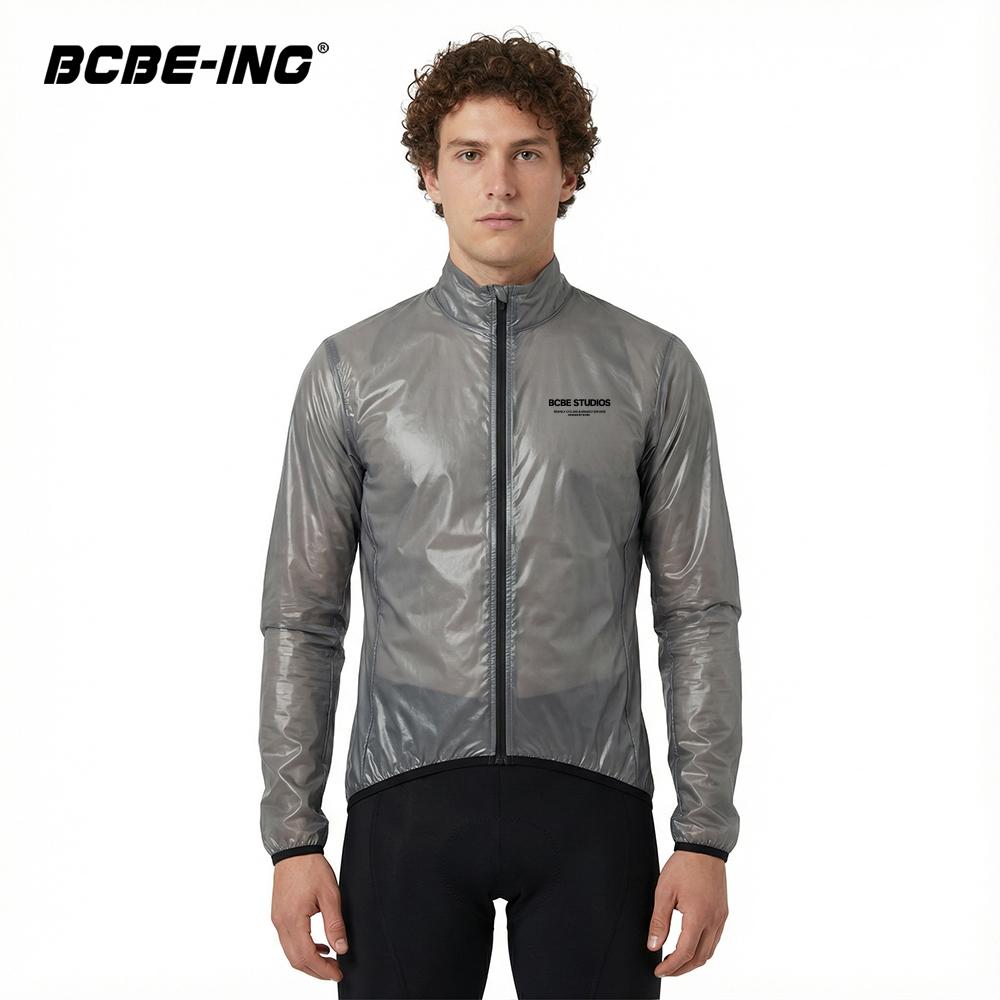 Cycling Rain Jacket Commute - BCBE-ING サイクリングレインジャケット 軽量 防風 防水 自転車ウィンドブレーカー