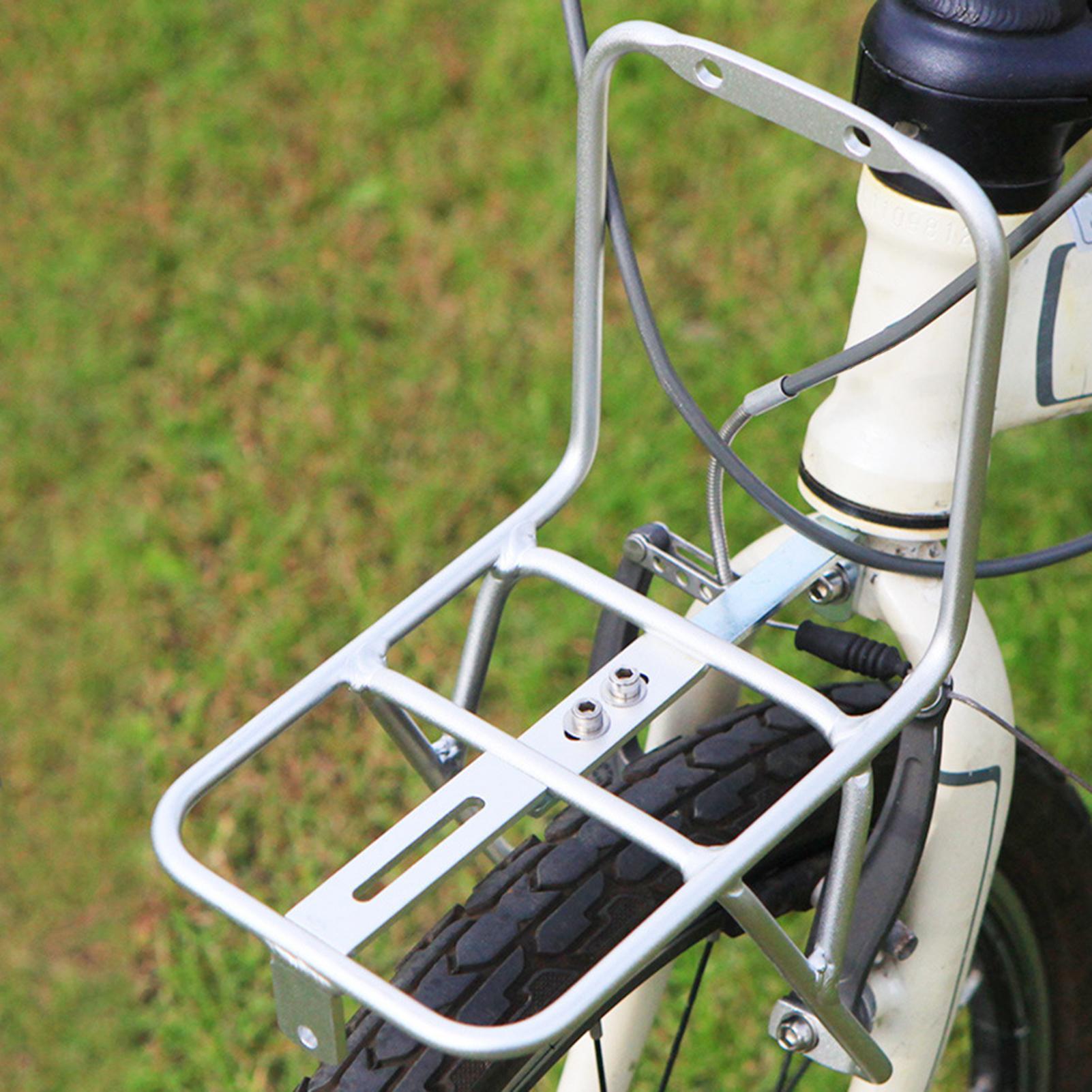 自転車フロントラック アルミ合金キャリア ヘビーデューティー - Cycling Commuting のレビューと価格