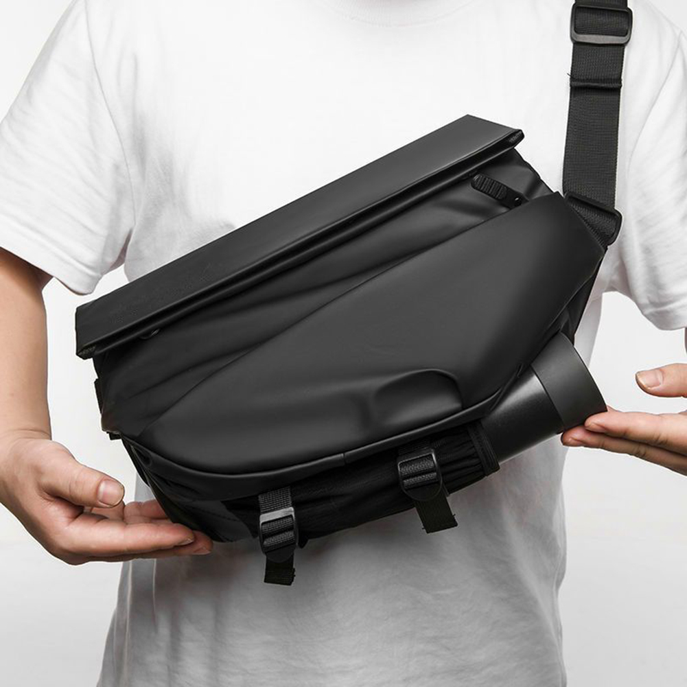 大型盗難防止クロスボディバッグ男性用多機能スリングチェストシ - Cycling To Work のレビューと価格