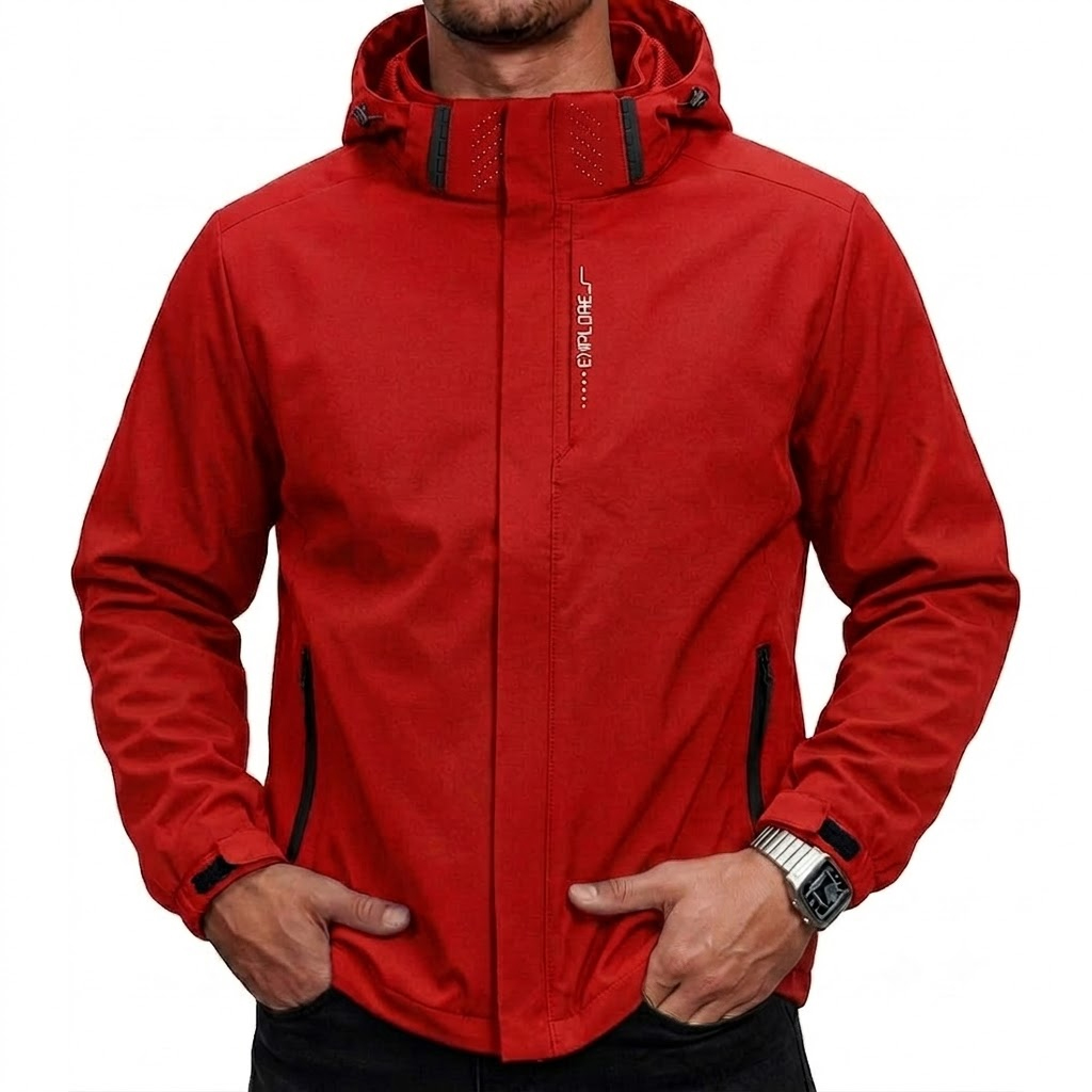 メンズ防水タクティカルウィンドブレーカージャケット、取り外し - Cycling Rain Jacket Commute のレビューと価格