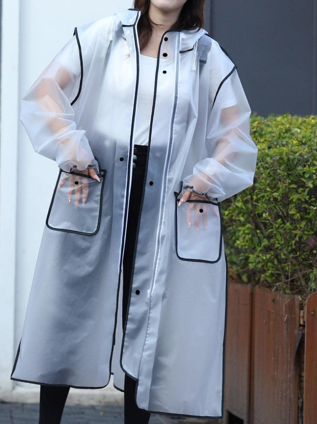 ファッション多機能レインコートロング全身防雨レインコート女性 - Cycling Rain Jacket Commute のレビューと価格