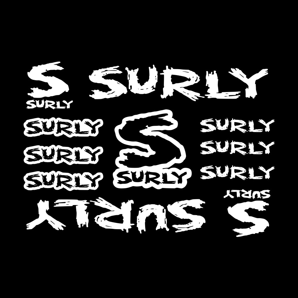11枚入り Surly自転車フレームステッカー 防水PVC粘 - Cycling Quote のレビューと価格