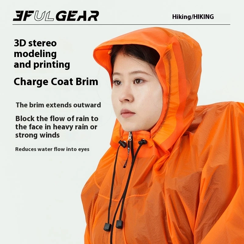3F UL GEAR ジッパーレインコート 15D ナイロン - Cycling Rain Jacket Commute のレビューと価格
