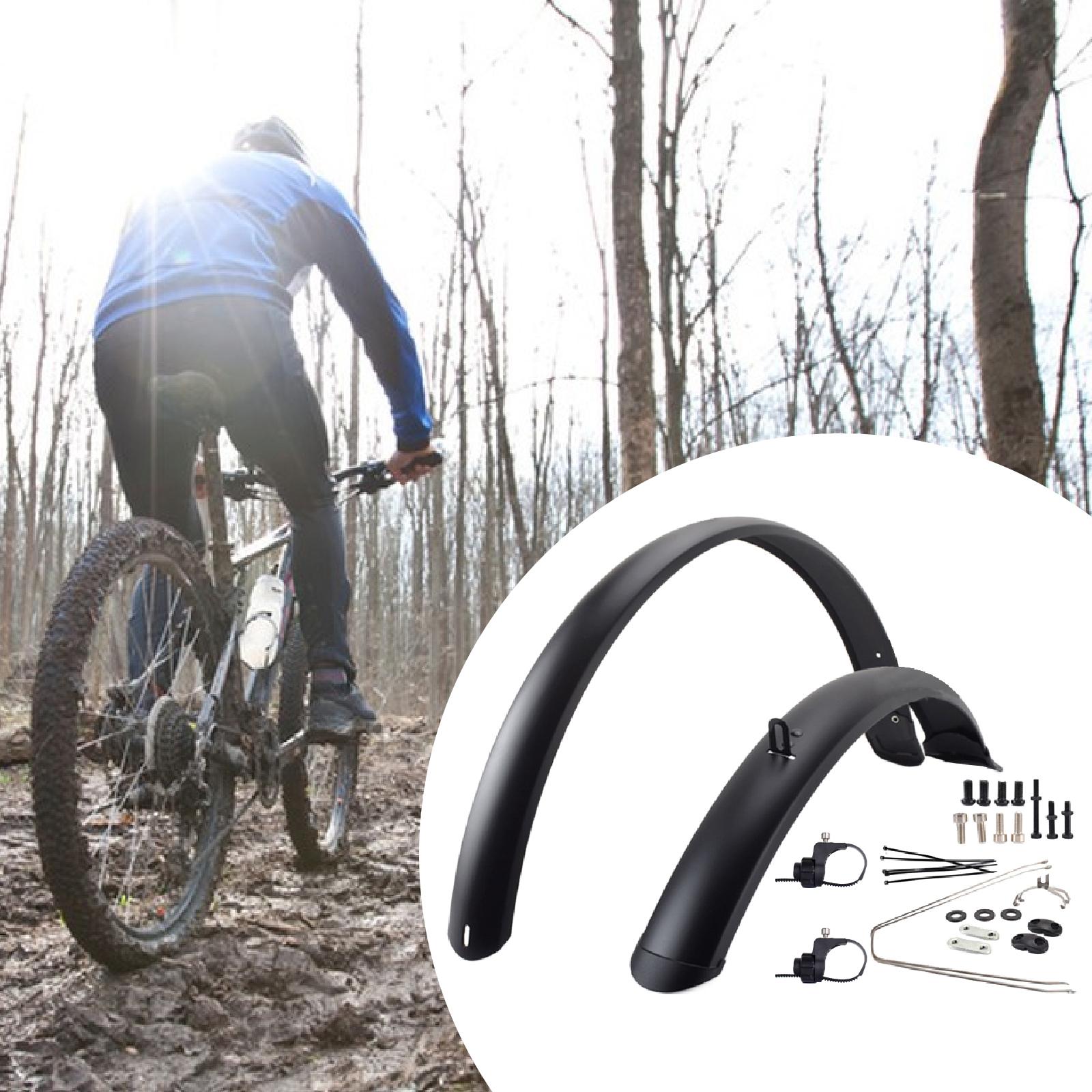 マウンテンバイクマッドガードセット実用的なポータブルスペアパ - Fender Mudguard Set のレビューと価格
