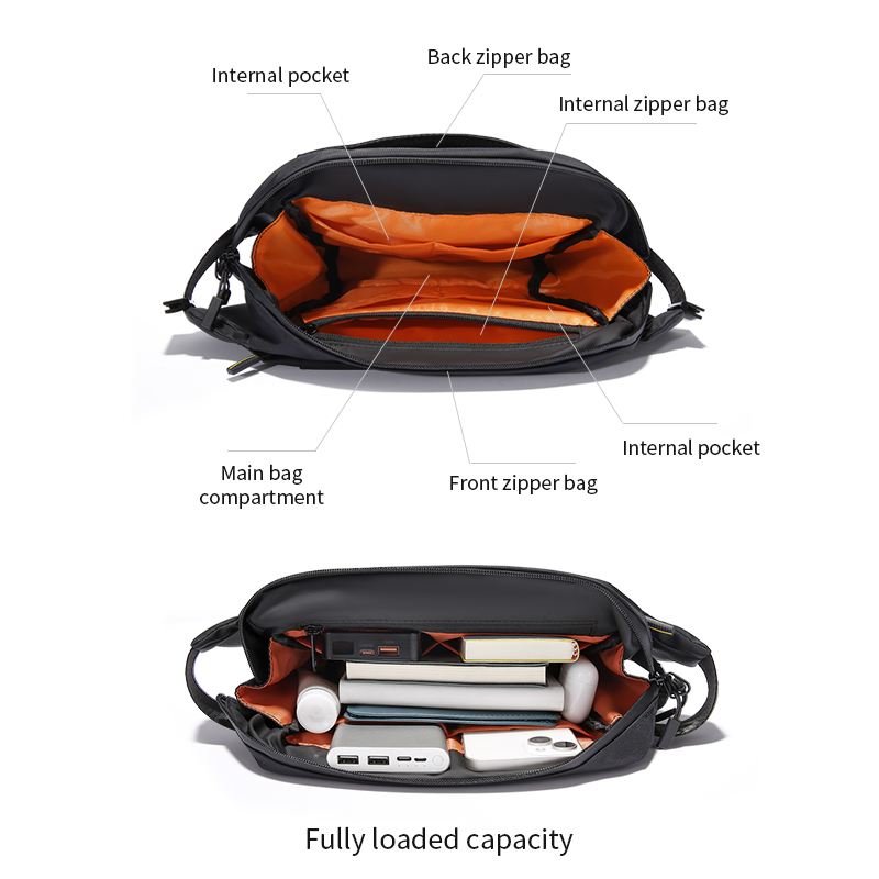 TANGCOOL プレミアム防水スリングバッグ 大容量 盗難 - Cycling Commuting のレビューと価格