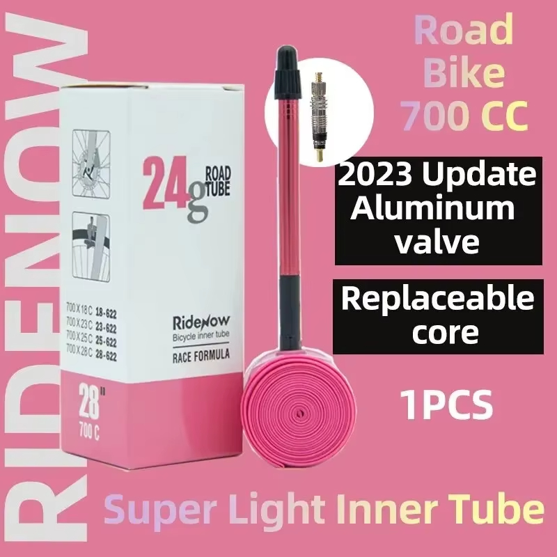 ライドナウ アルミバルブ 自転車インナーチューブ 超軽量 7 - Inner Tube 700C のレビューと価格