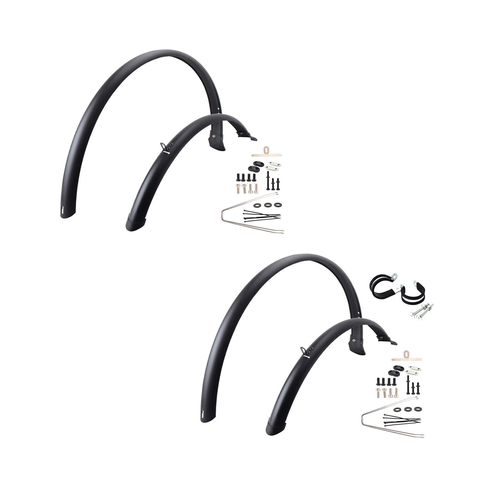2x ロードバイクフェンダーサイクリングアクセサリー交換用マ - Fender Mudguard Set のレビューと価格