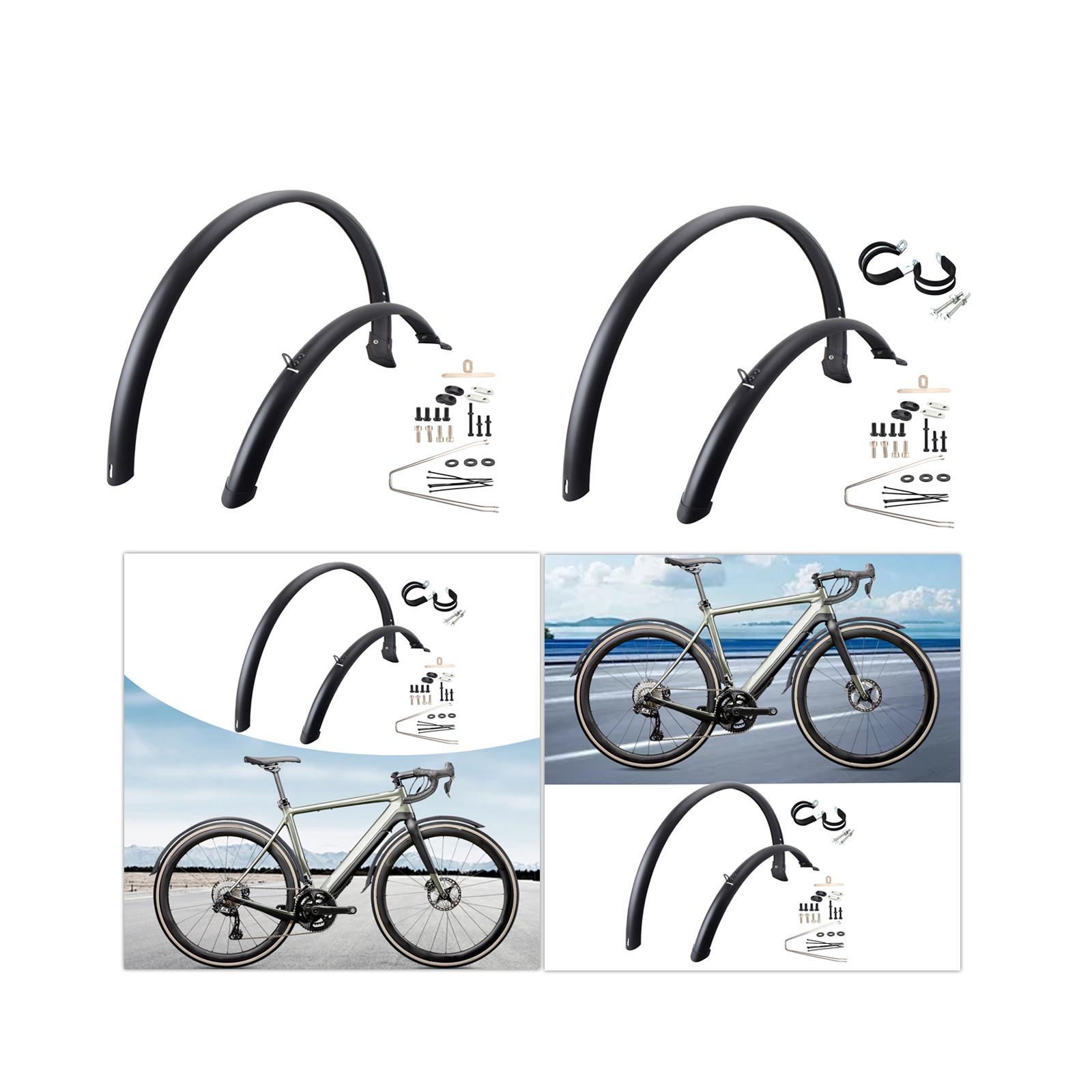 2x ロードバイクフェンダーサイクリングアクセサリー交換用マ - Fender Mudguard Set のレビューと価格