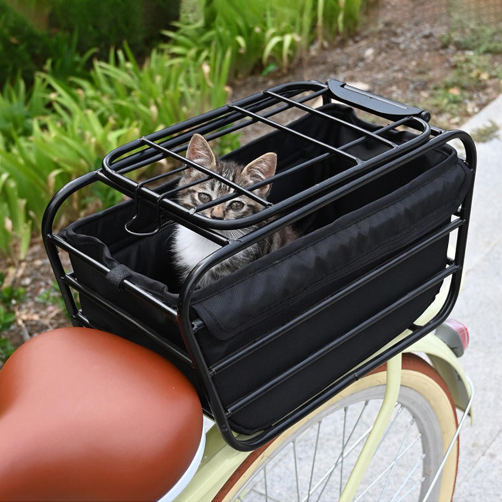 自転車リアバスケット、頑丈な自転車用リアオーガナイザー、ペッ - Cycling Commuting のレビューと価格