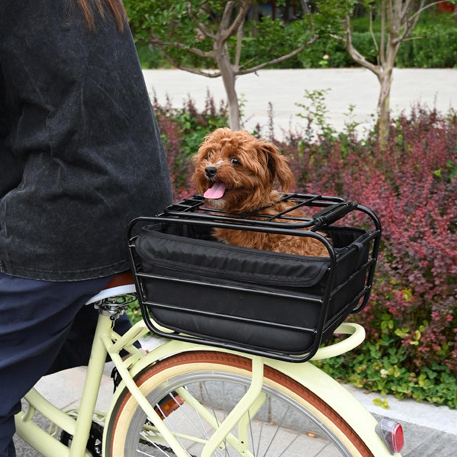 自転車リアバスケット、頑丈な自転車用リアオーガナイザー、ペッ - Cycling Commuting のレビューと価格