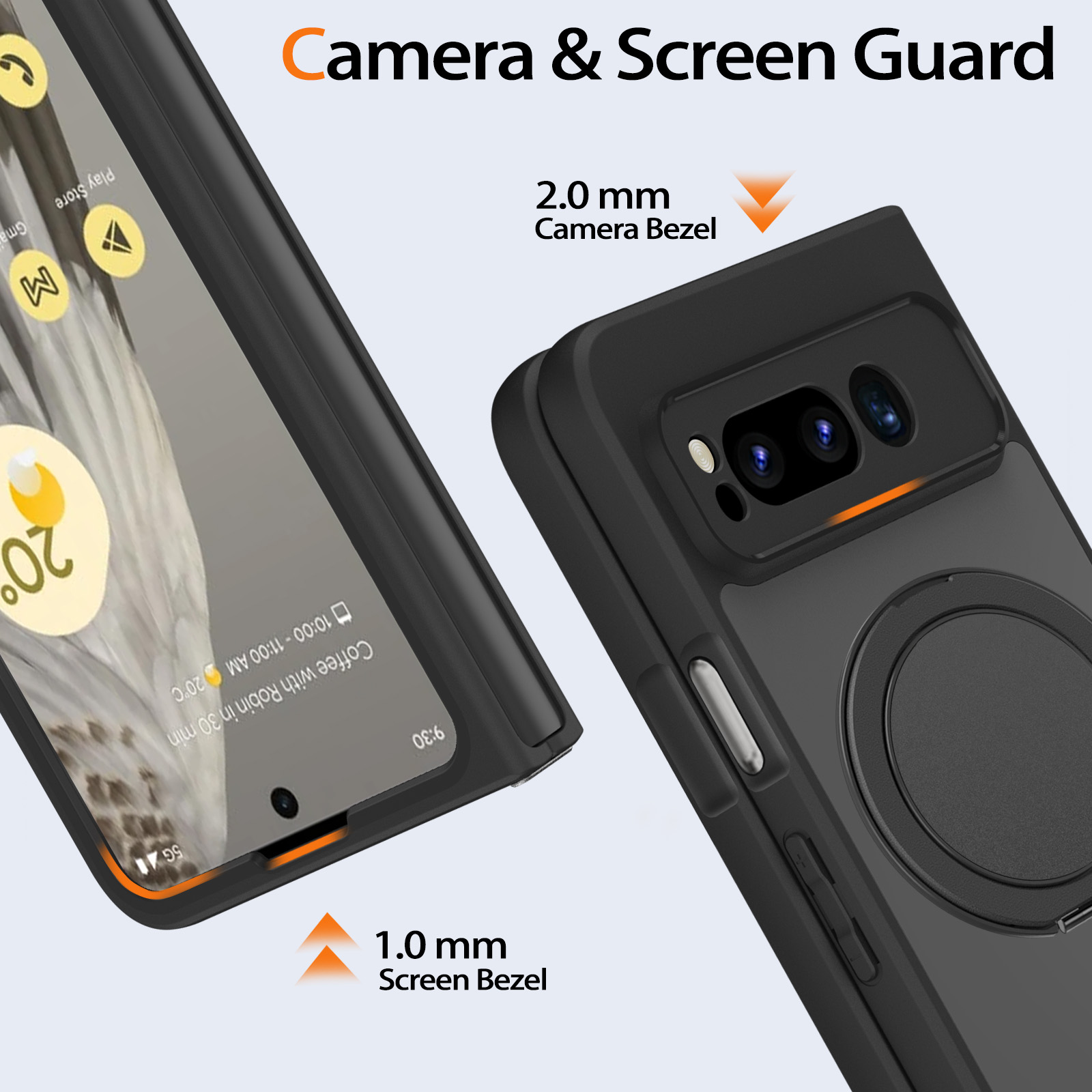 Google Pixel Fold ケース マグネット式 キ - Kickstand Adjustable のレビューと価格