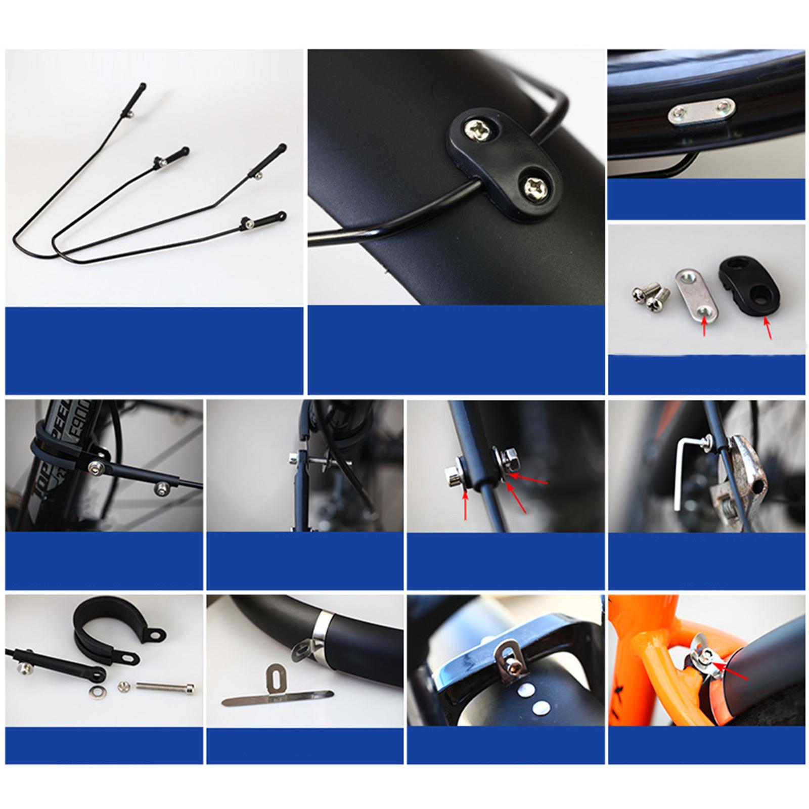 マウンテンバイク用マッドガード 厚手フルカバーフェンダー グ - Fender Mudguard Set のレビューと価格