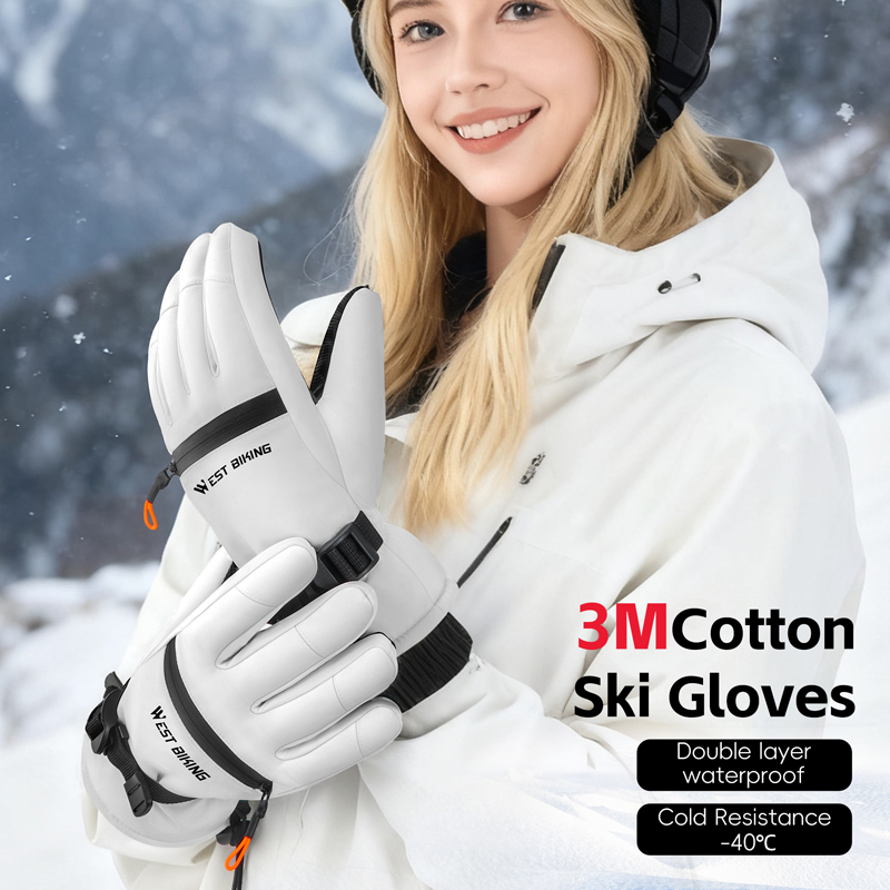 WEST BIKING 3M コットン スキーグローブ 冬用 - Winter Cycling Commute Gear のレビューと価格