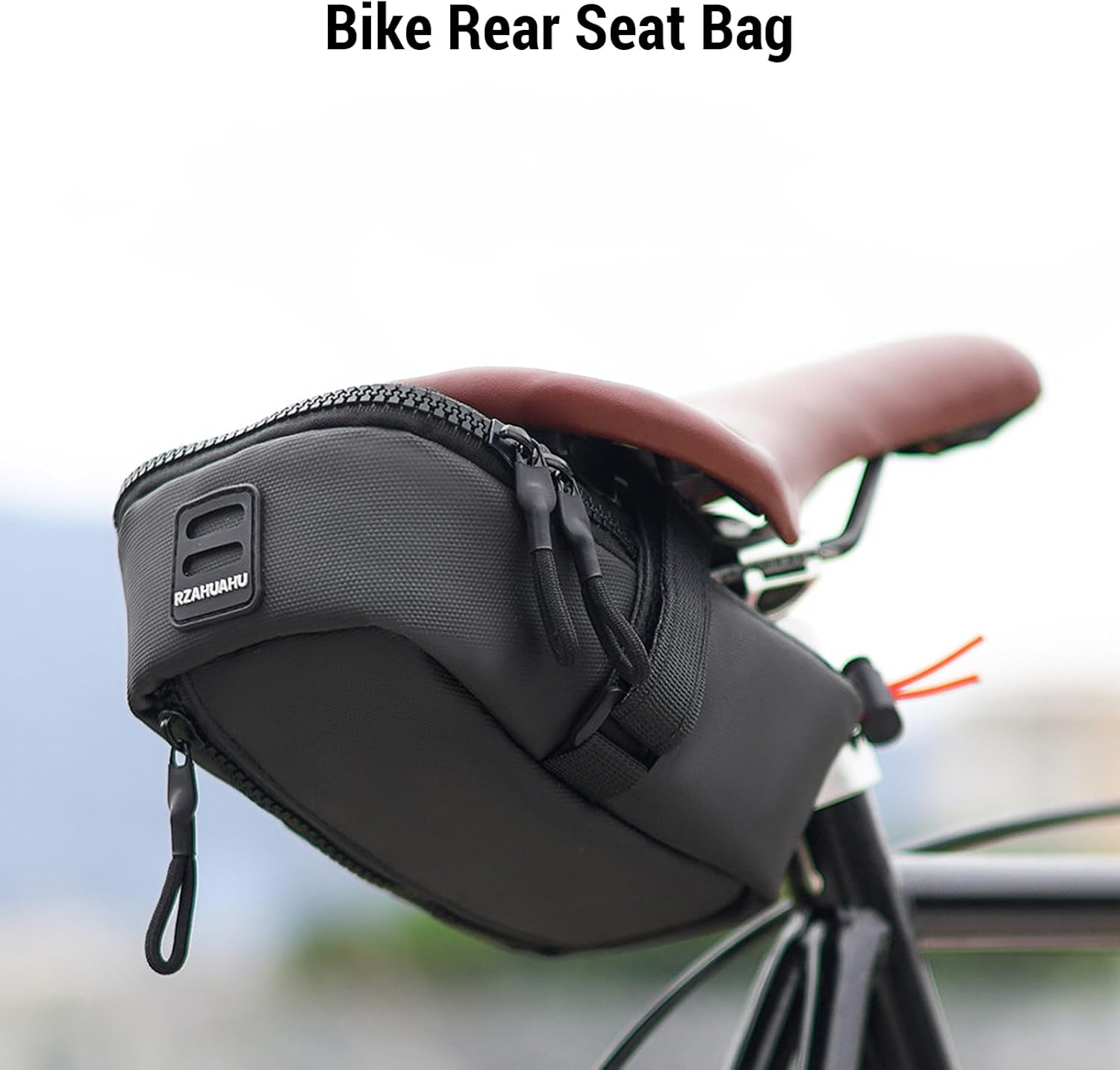 拡張可能な大容量自転車シートバッグ シート下防水サドルパック - Waterproof Cycling Commute のレビューと価格