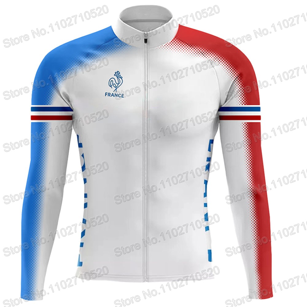 フランス代表チーム 2025 サイクリングジャージセット長袖 - Cycling Commuter Clothing のレビューと価格